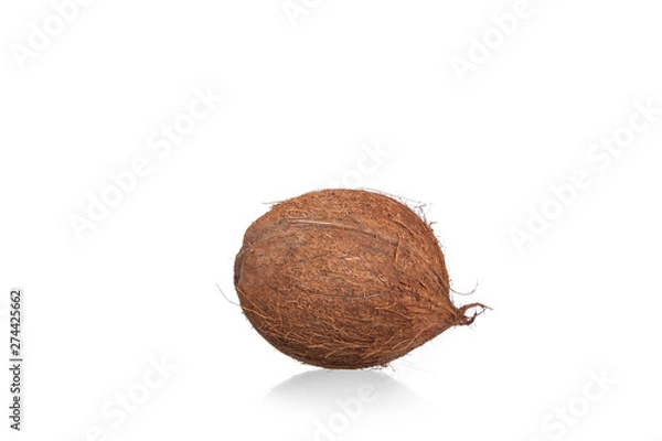 Fototapeta coconuts isolated on the white background