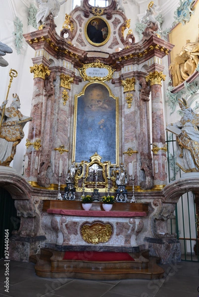 Fototapeta Hochaltar der Stiftskirche St. Gallen - Schweiz