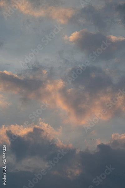 Obraz dramatic sky with clouds