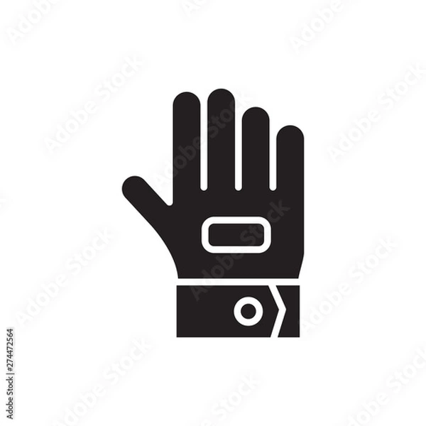 Obraz work glove vector icon