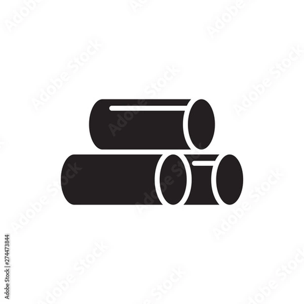 Obraz pipes vector icon