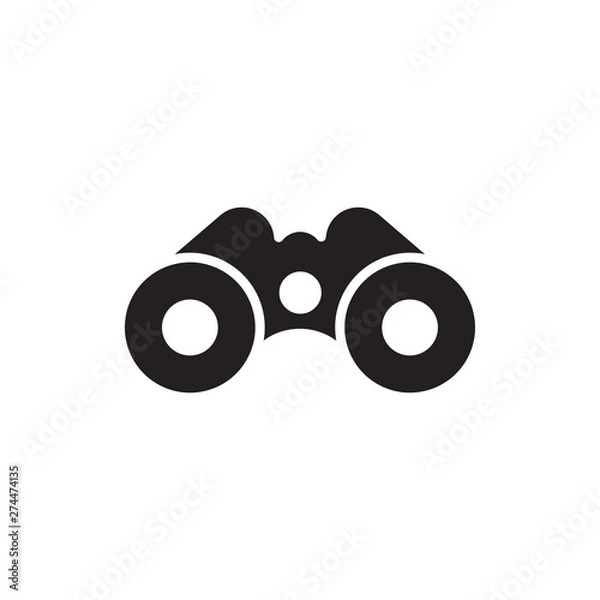 Obraz binoculars vector icon