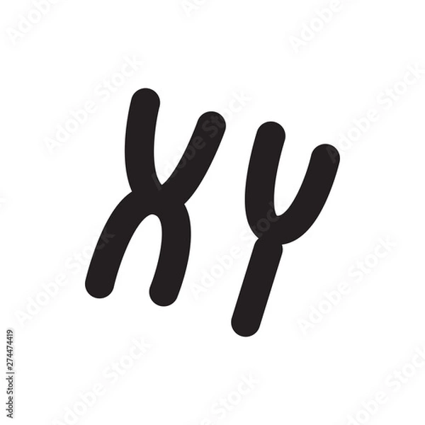 Obraz chromosome vector icon