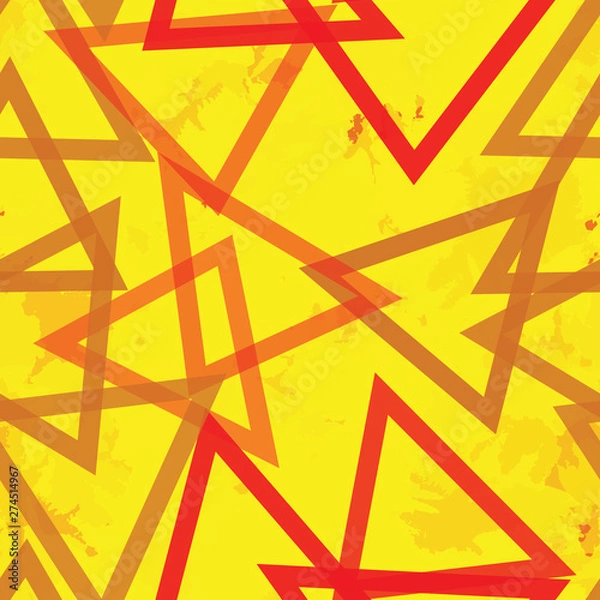 Obraz Abstract seamless vector yellow background