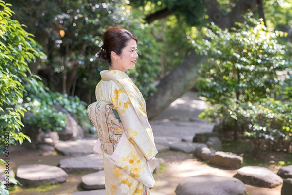 Fototapeta 着物女性・ポートレート