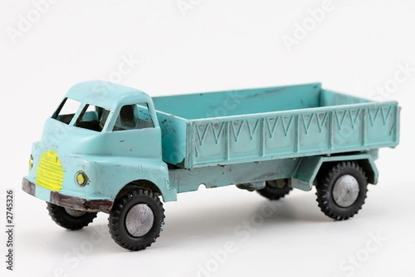 Fototapeta camion bleu