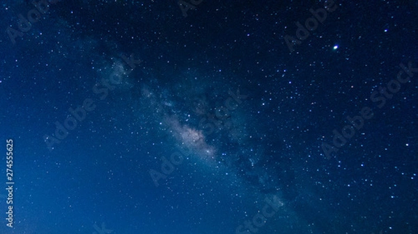 Fototapeta Noise,Milky way galaxy with stars and space in the universe background at thailand