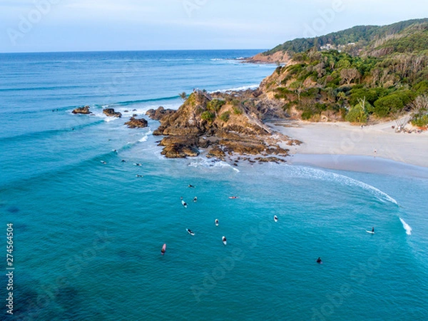 Obraz Coastline Beach Aerial 