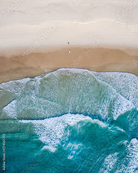 Obraz Coastline Beach Aerial 