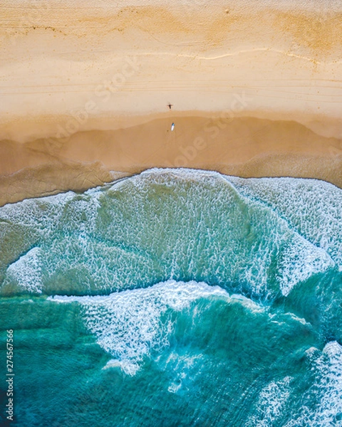 Obraz Coastline Beach Aerial 