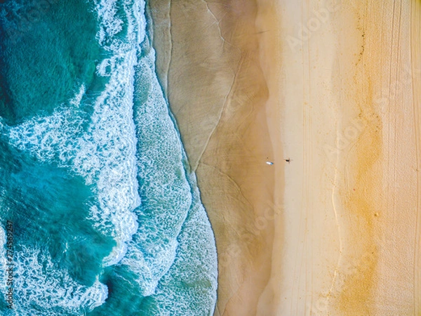 Obraz Coastline Beach Aerial 