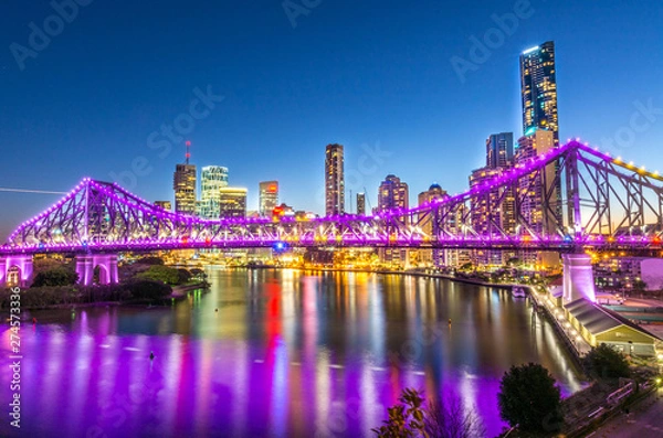 Obraz Brisbane CBD Sunset