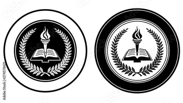 Obraz Generic School Seal or Patch