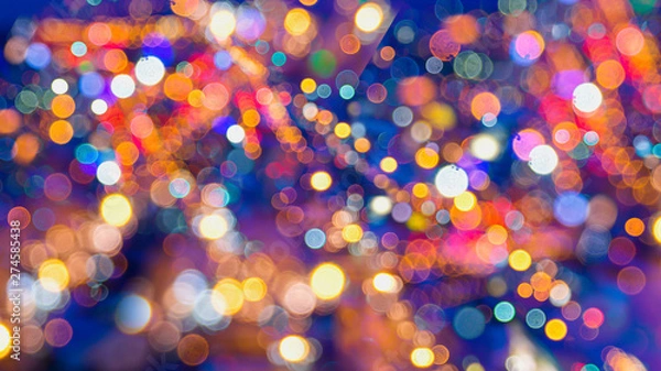 Fototapeta Abstract background bokeh used as a general design surface.