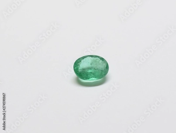 Obraz Emerald facet cut gemstone