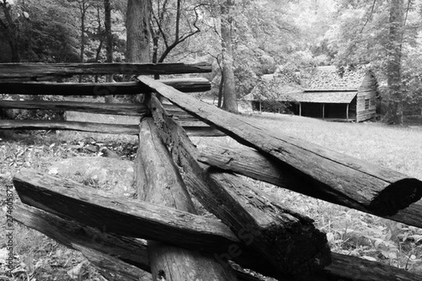 Obraz Cabin in a Forest