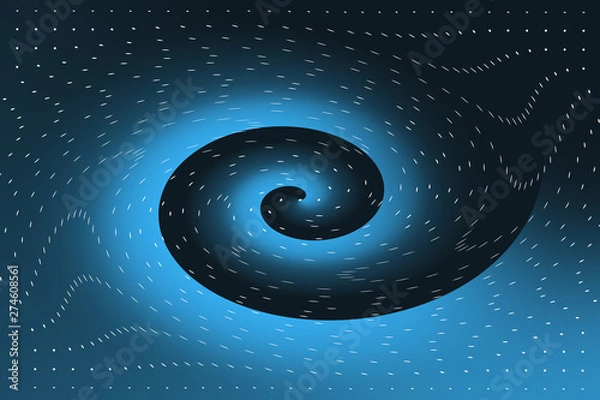Fototapeta abstract, blue, design, wave, line, lines, light, illustration, wallpaper, backdrop, pattern, digital, waves, texture, technology, curve, space, motion, backgrounds, art, computer, graphic, fractal