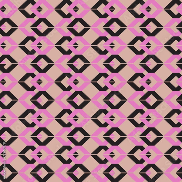Fototapeta seamless pattern of geometric shapes