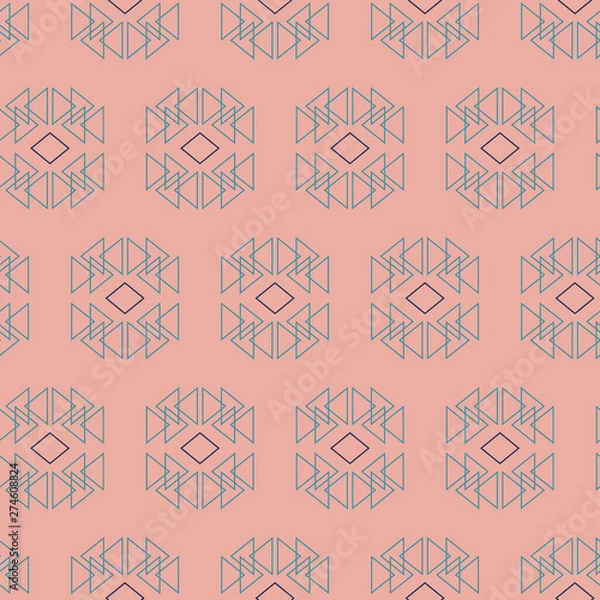 Fototapeta seamless pattern of geometric shapes