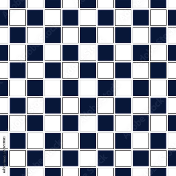 Fototapeta Seamless pattern of chess Board