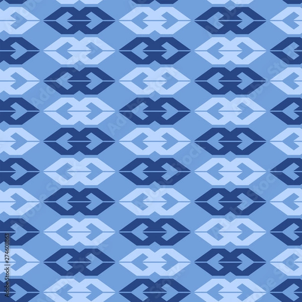 Fototapeta seamless pattern of geometric shapes