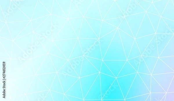 Obraz Polygonal pattern with triangles mosaic cover. Style for your business design. Vector illustration. Creative gradient color.