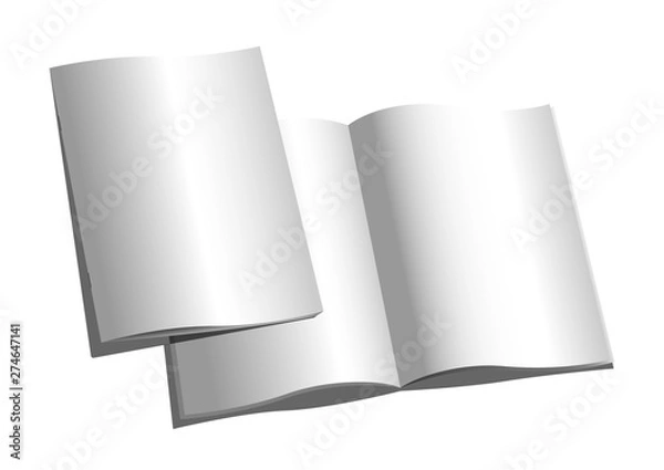 Obraz Mockap Blank Brochure a4 format