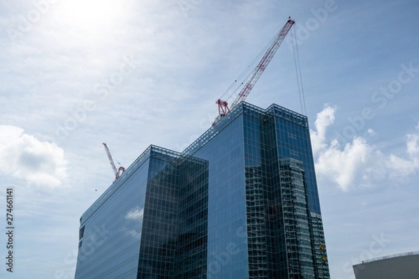 Fototapeta ビル建設イメージ