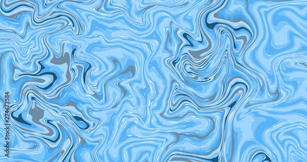 Fototapeta Modern colorful flow poster. Wave Liquid shape on multycolor background. Art design for your project. Vector illustration.