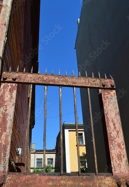 Fototapeta Old building in Riga Latvia.