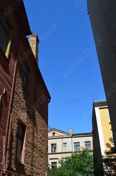 Fototapeta Old building in Riga Latvia.