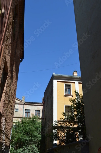 Fototapeta Old building in Riga Latvia.