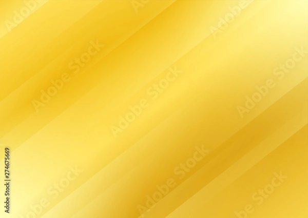 Fototapeta Abstract gradient yellow gold color background vector illustration.
