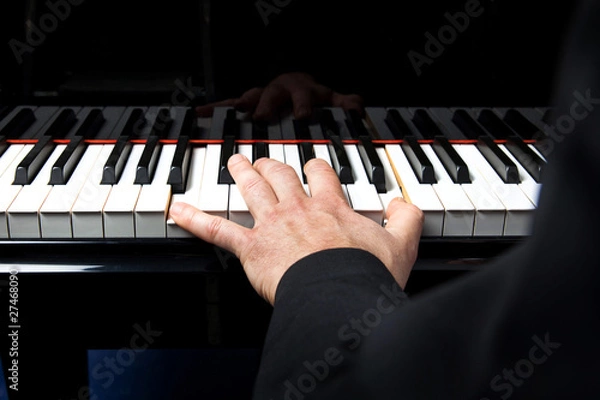 Obraz playing piano