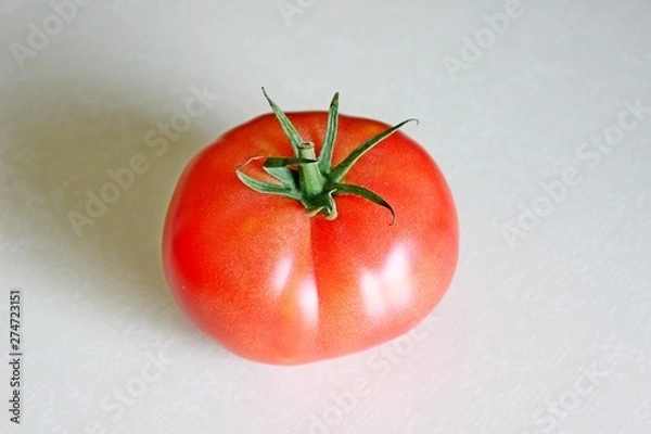 Obraz tomato on a white background