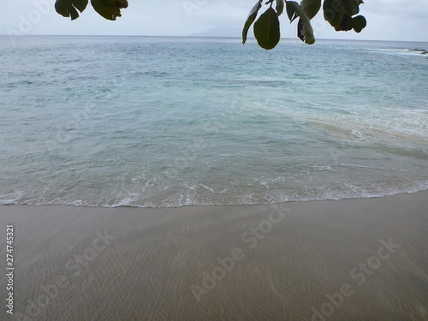 Obraz welle trifft land