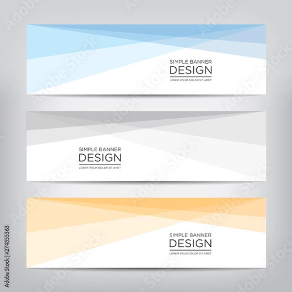 Fototapeta simple banner design, vector illustration