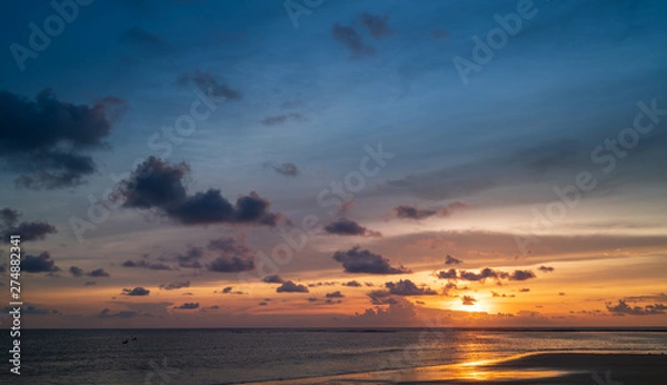Fototapeta Sunset sky background