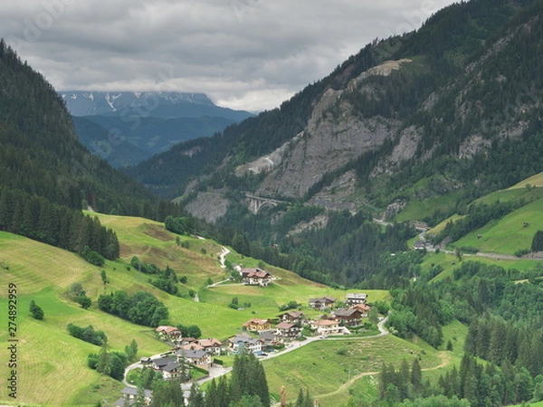 Obraz Widok na dolinę Grossarl