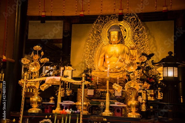 Fototapeta 阿弥陀如来　阿弥陀堂　延暦寺