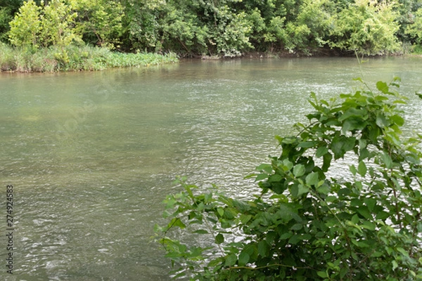 Fototapeta Slow moving river