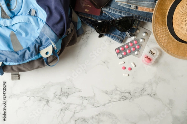 Obraz travel and medication