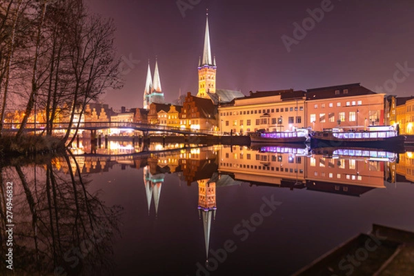Obraz Lübeck Stadtpanorama