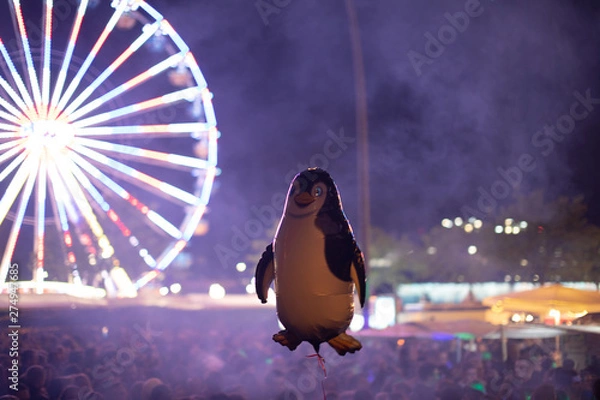 Obraz Luftballon vor Riesenrad