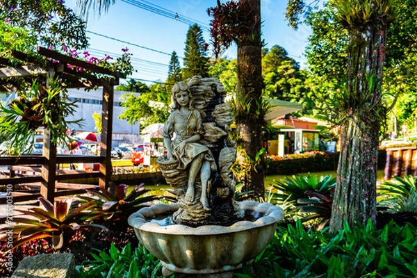 Obraz statue in the park