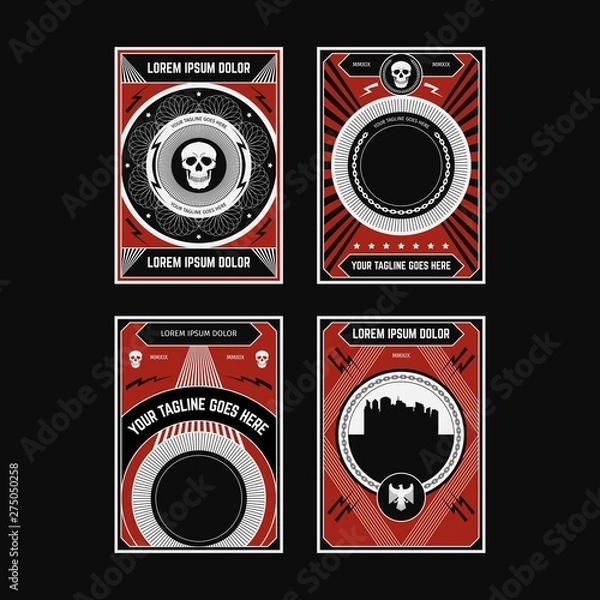 Obraz PROPAGANDA POSTER BACKGROUND COLLECTIONS