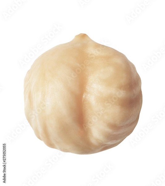 Fototapeta Top view hazelnut isolated on white background