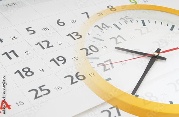 Fototapeta Time and planning concept