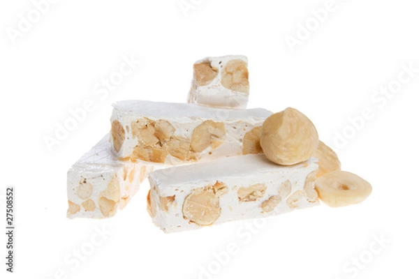 Obraz torrone con nocciole