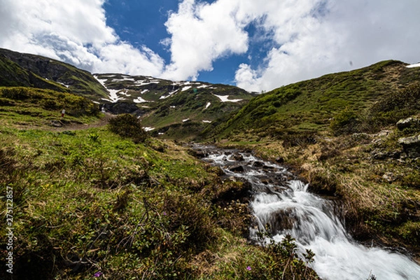 Obraz Bach in den Bergen